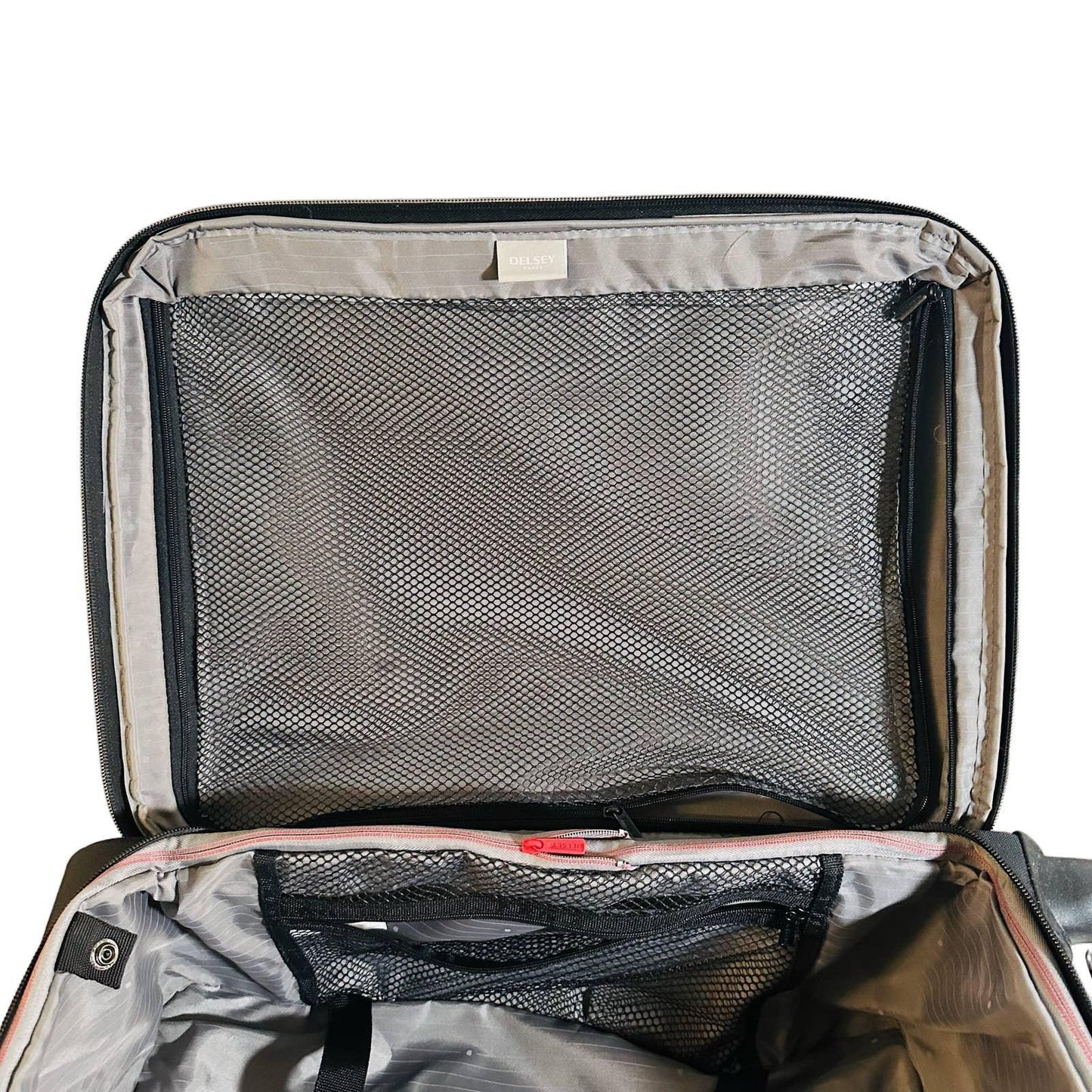 DELSEY Paris Helium DLX with Spinner Wheels, Black, Carry on 20 Inch