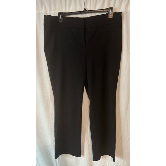 Maurices Black Women's Size 18R Long Pants