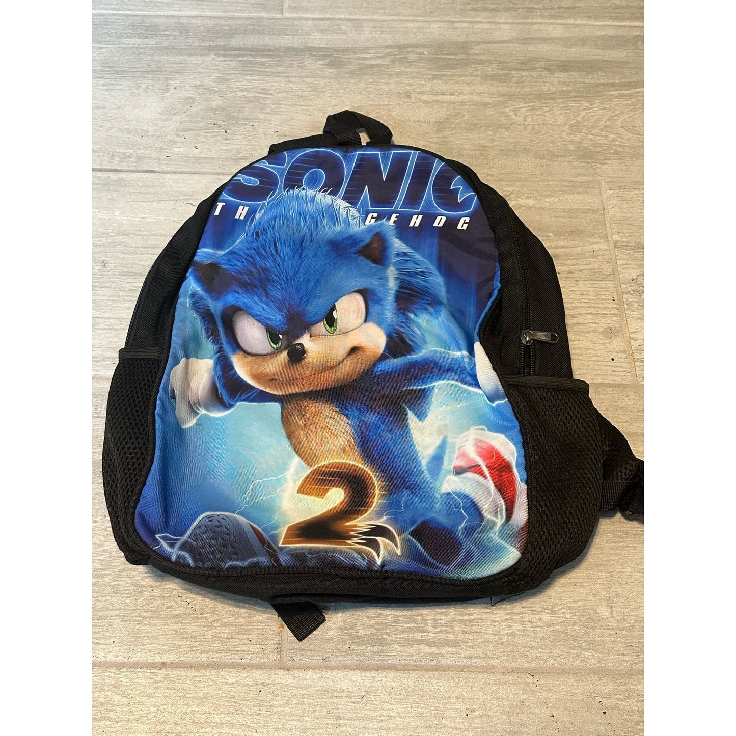 Sonic the Hedgehog  Anime Backpack-New 17x2x4