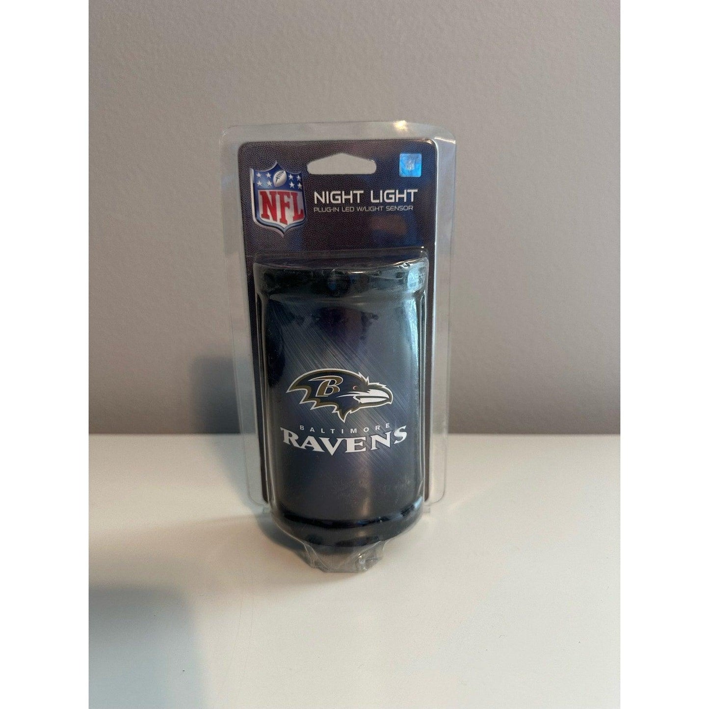 NFL Baltimore Ravens Night Light 5" X 3.5" LED Light Plug In