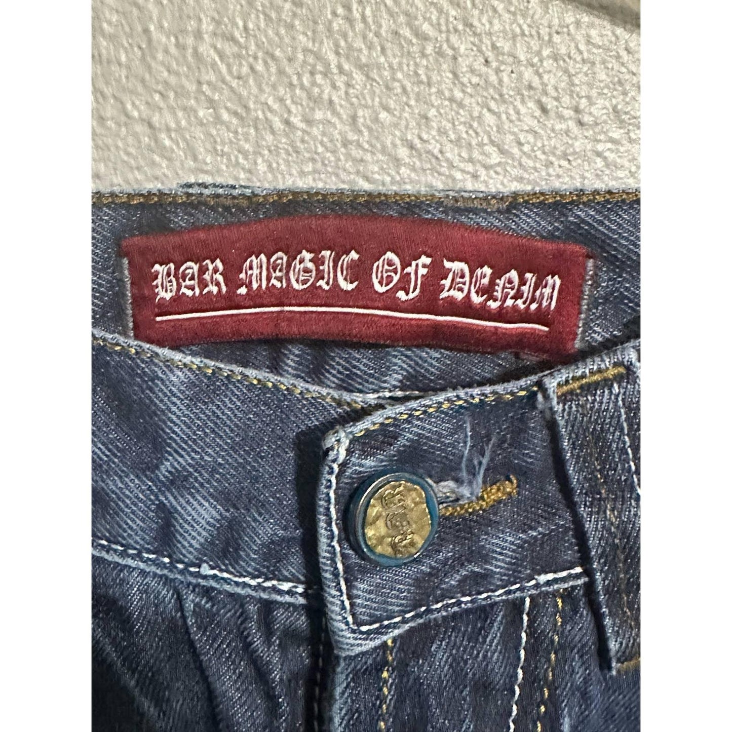 Vintage Bar Magic of Denim Crazy Pants Size 32 X 34, Men's