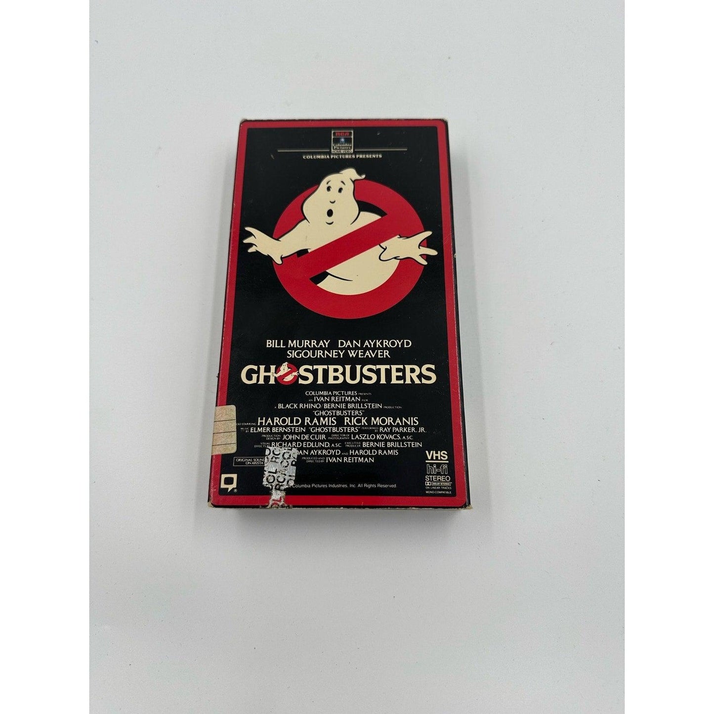 Ghostbusters VHS 1985 1st Edition RARE Red Border