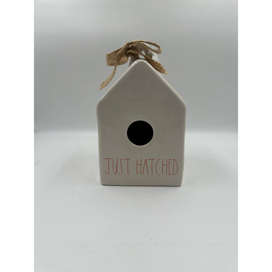 Rae Dunn Just Hatched Ceramic Birdhouse