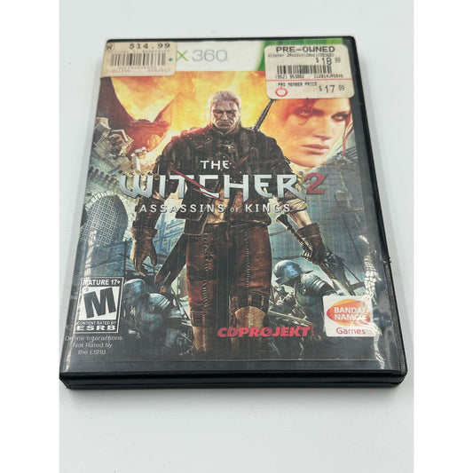 XBOX 360 The Witcher 2 Assasins of Kings Enhanced Edition Disc 1 & 2 with Manual