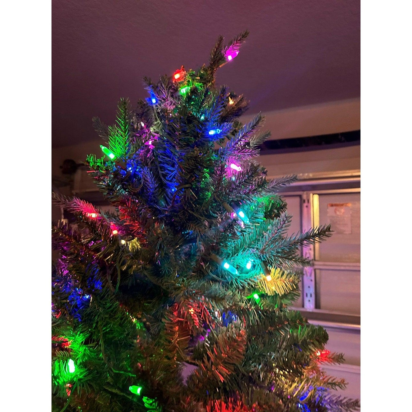 Mr. Christmas Alexa Compatible Smart Home Pre-Lit Artificial Christmas Tree