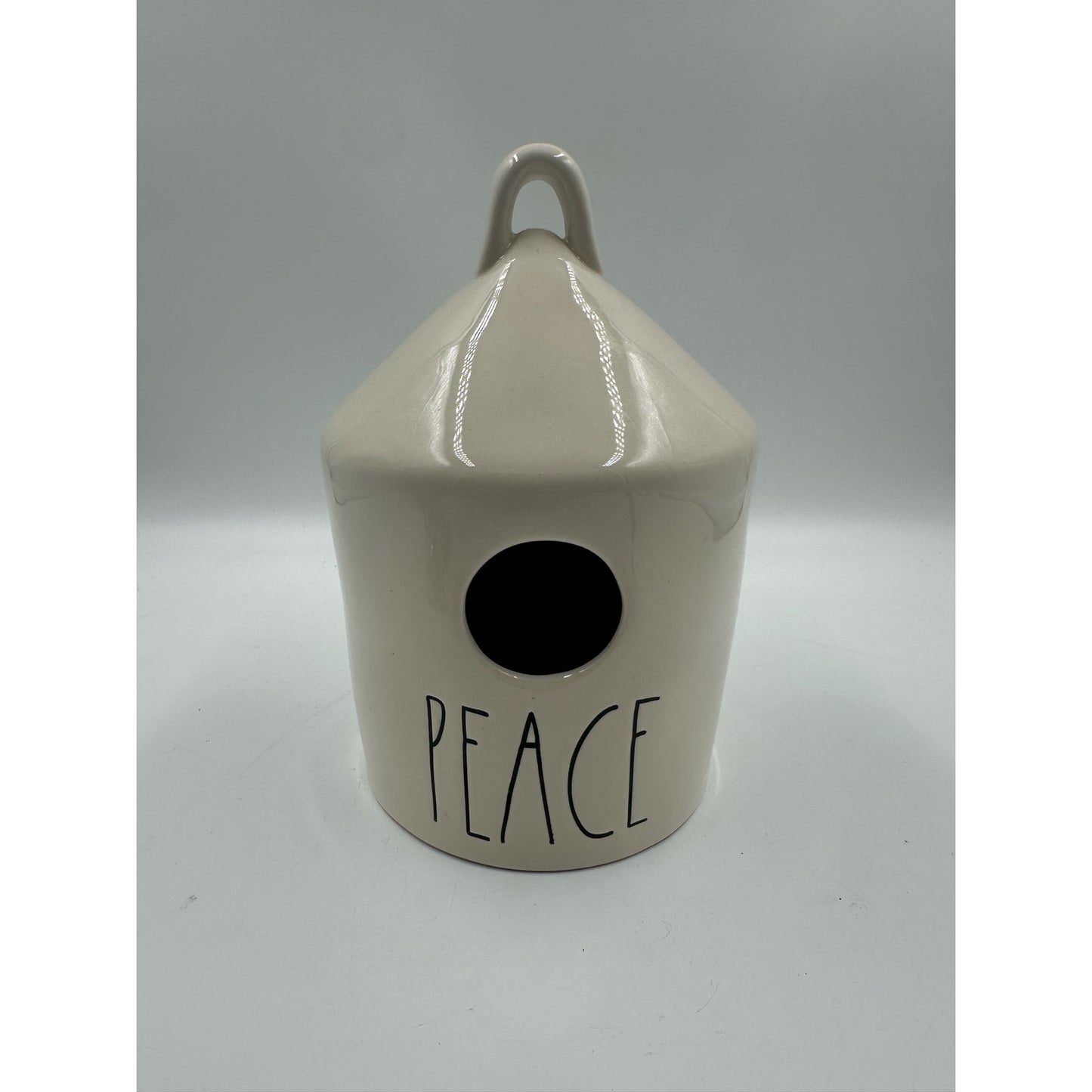 Rae Dunn Artisan Collection By Magenta Peace Jug Style Bird House Bank