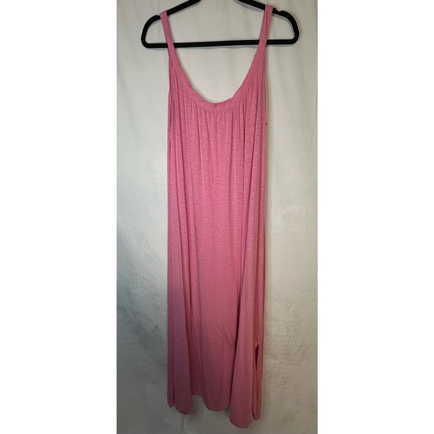 CASLON Twist Neck Maxi Dress In Pink Aurora Size XL