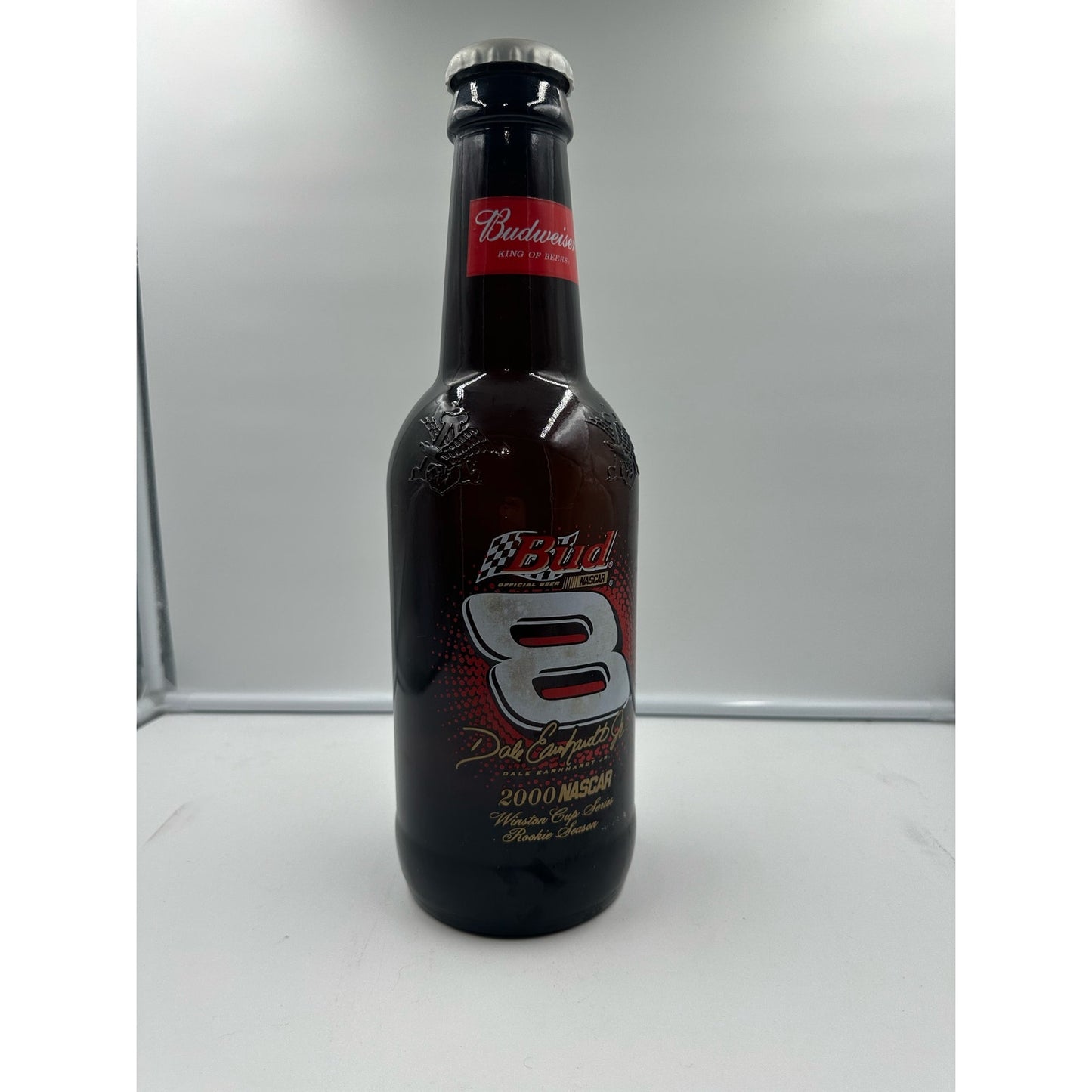 2000 NASCAR - Budweiser / Dale Earnhardt Jr king of Beer Bottle