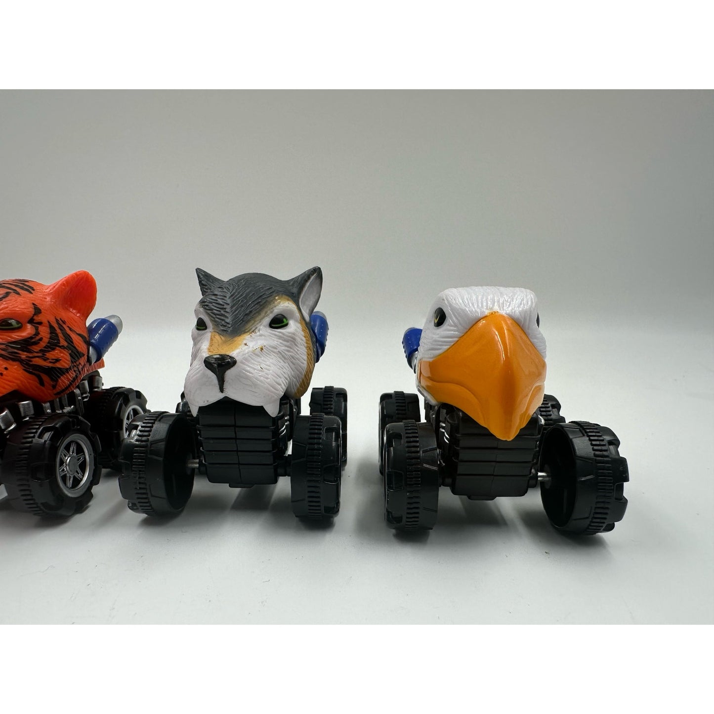 A Set of 11 Mini Pull Back & Go Vehicles Animal Cars Toys for Kids Toddlers