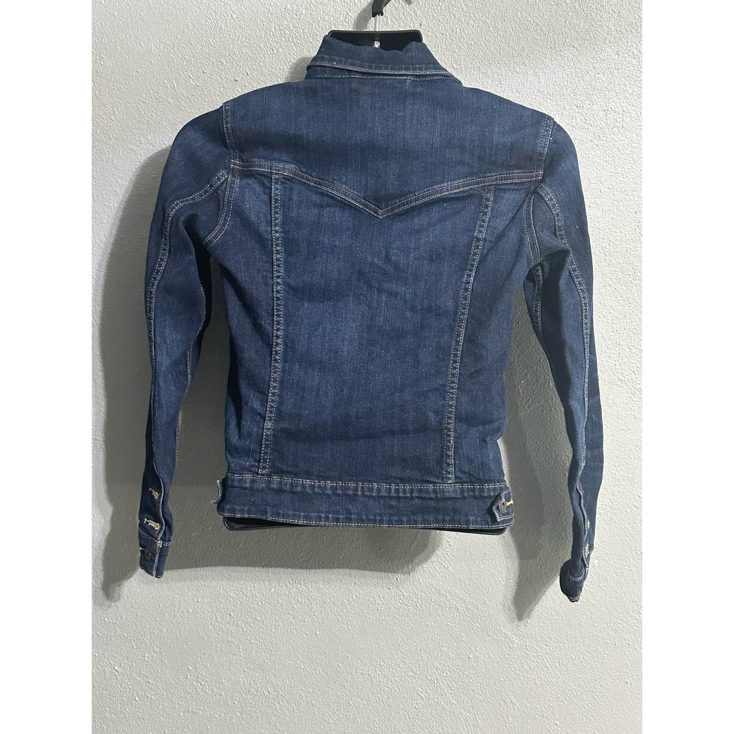 LEVI STRAUSS Women's Size Medium Blue Studded Button Denim Jacket