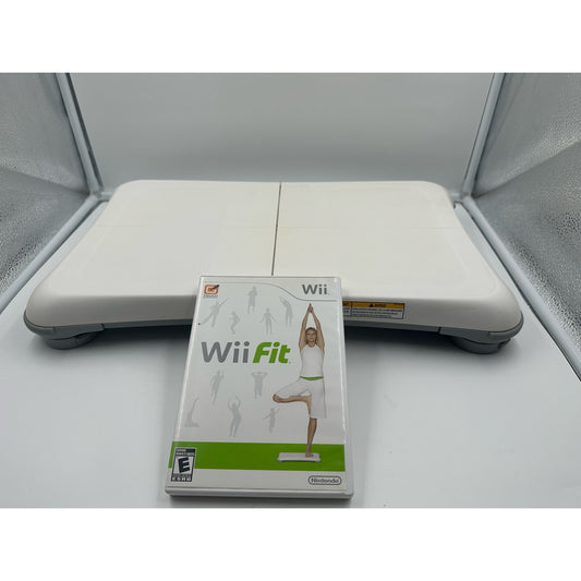 NINTENDO WII FIT W/ Balance Board & Game; AND "JILLIAN MICHAEL FITNESS" Game