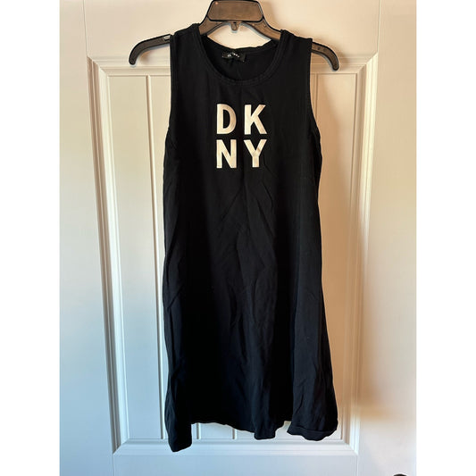 Dkny Sport Logo Sleeveless Dress - Black L