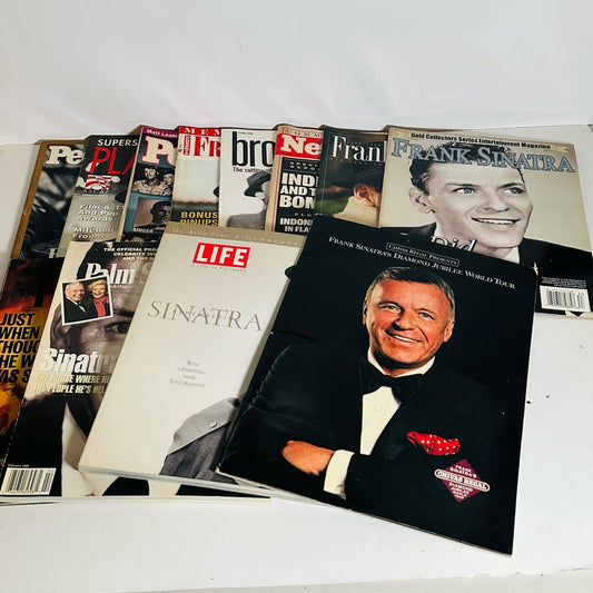 Lot of 12 Frank Sinatra Magazines