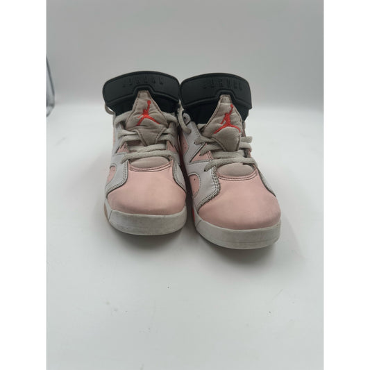 Nike Air Jordan 6 Retro Boys Size 1Y Pink Athletic Shoes Sneakers DV3528-102