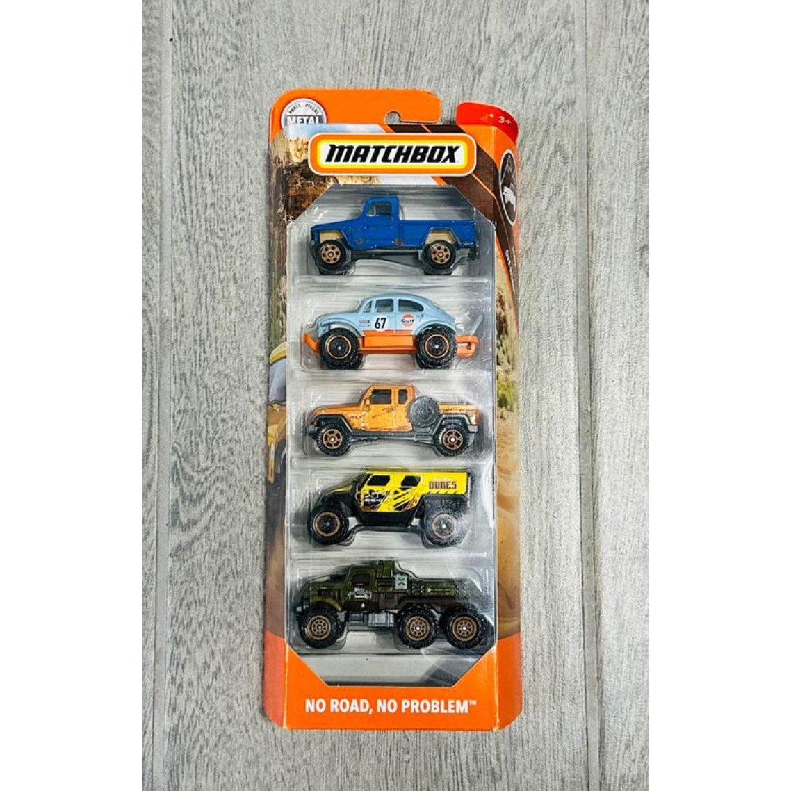 Matchbox 1:64 Vehicles, Pack of 5