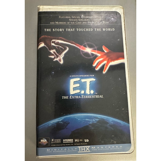 E.T. The Extra-Terrestrial (VHS, 1996, Clamshell)