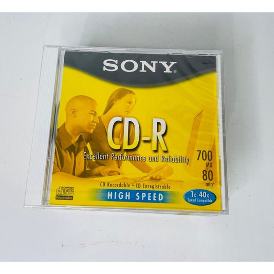 Lot of 7 Sony CD-R 80 Min Discs Recordable