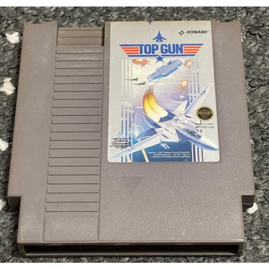 Vintage 1987 Top Gun Nintendo NES Video Game Cartridge