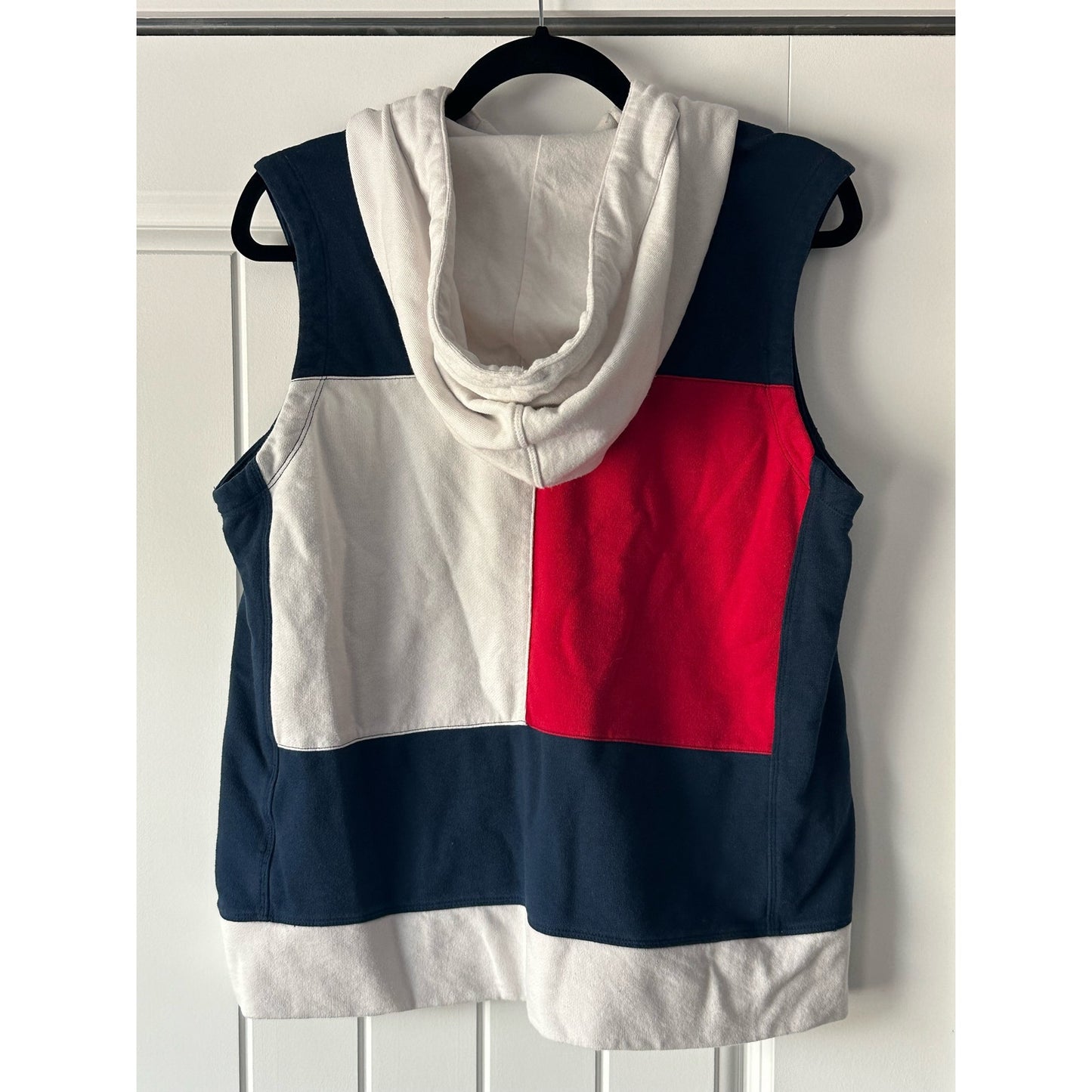 Tommy Hilfiger Sport Sleeveless Logo Hoodie Top Size Xtra Large