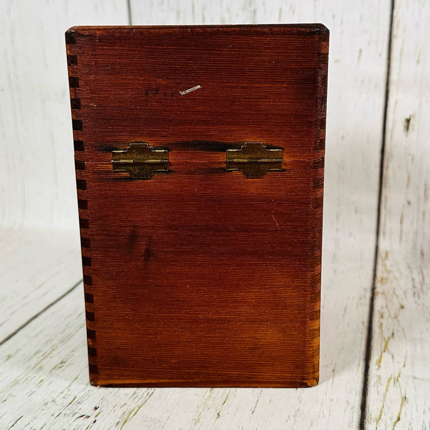 Wooden Cigar Box, El Producto Queens, Wooden Hinged Box