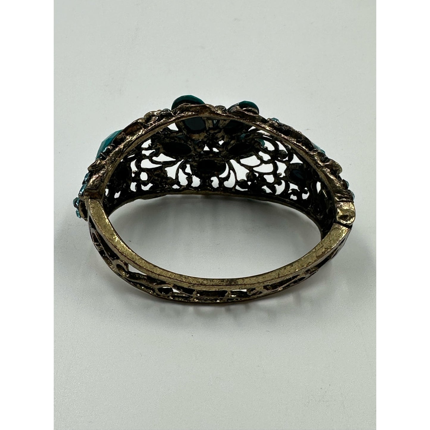 Vintage Hinged Cuff Bangle Bracelet