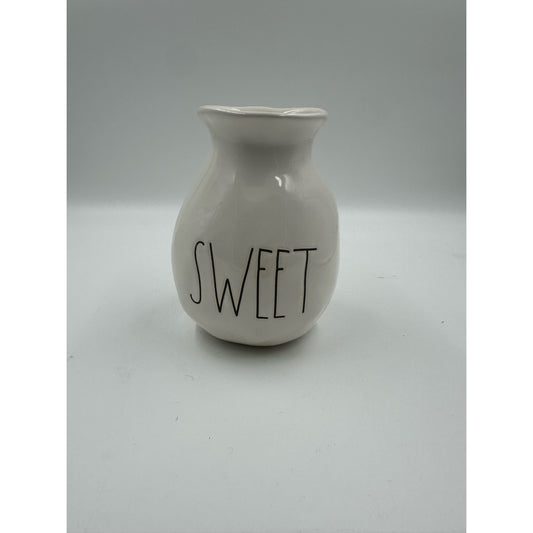 Magenta Rae Dunn Porcelain Bud Vase Home Sweet Home Artisan SWEET JAR ONLY