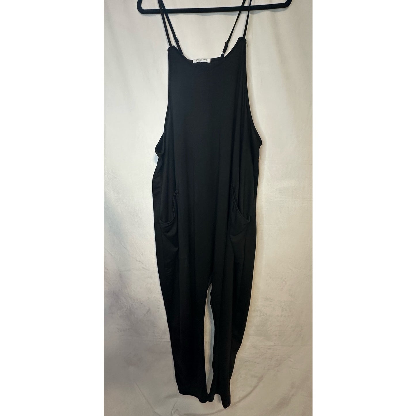 Double Take Full Size V-Neck Sleeveless Jumpsuit with Pockets Size XL