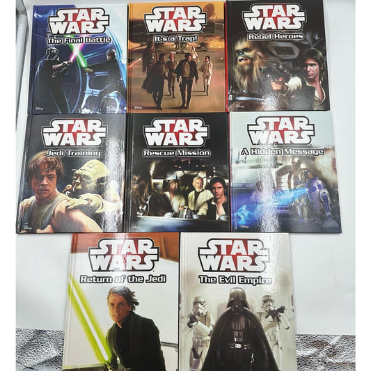 Lot Of 8 Star Wars Books Disney Phoenix Int Publications Me Readers Preowned