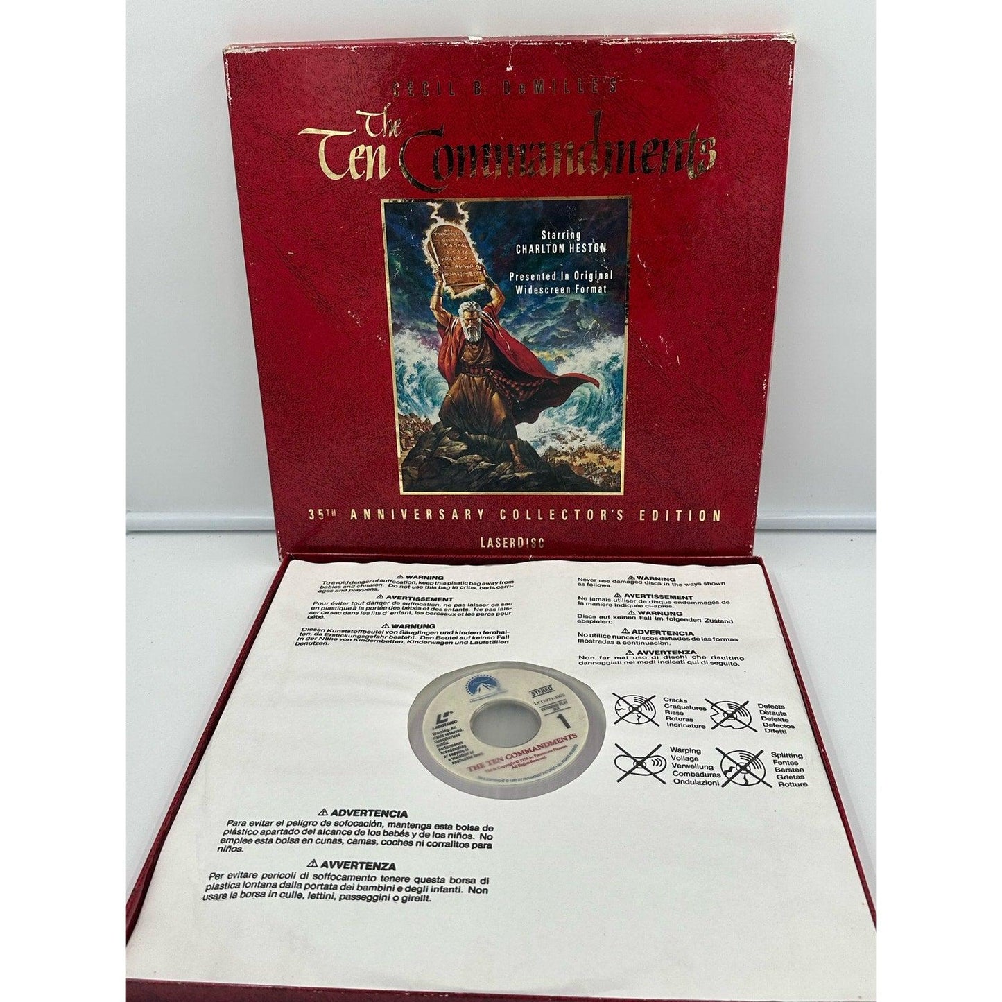 The Ten Commandments / 35th Anniversary  Laserdisc