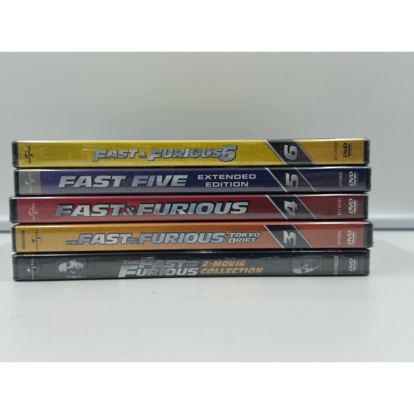 1-6 Fast and Furious DVD’s