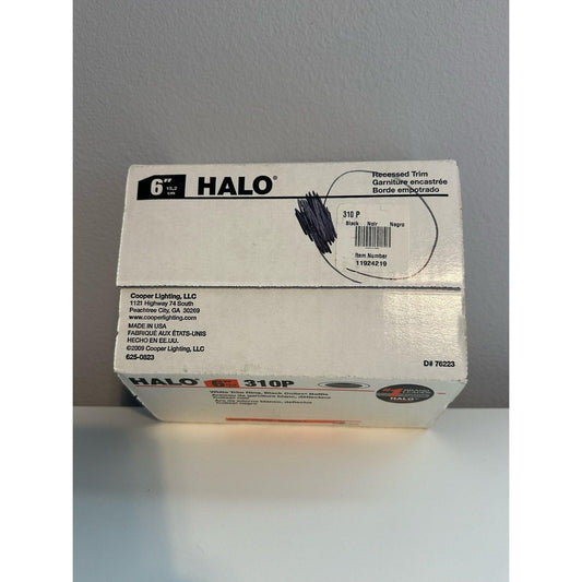 Set of 2 Halo 6in Recessed Trim