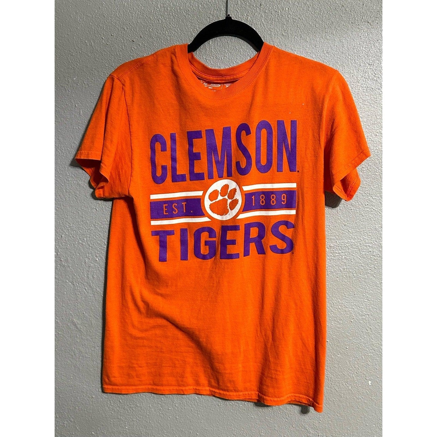 NCAA Clemson Tigers Men's Biblend T-Shirt Size Small