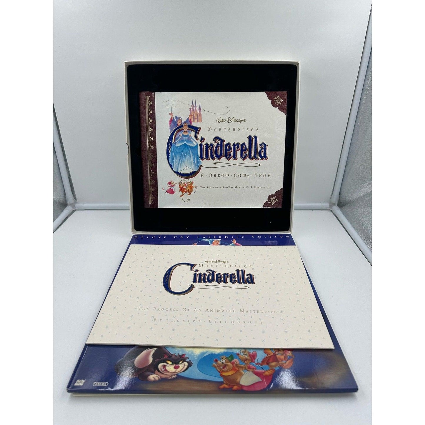 Cinderella Walt Disney Masterpiece Deluxe CAV Laserdisc Edition