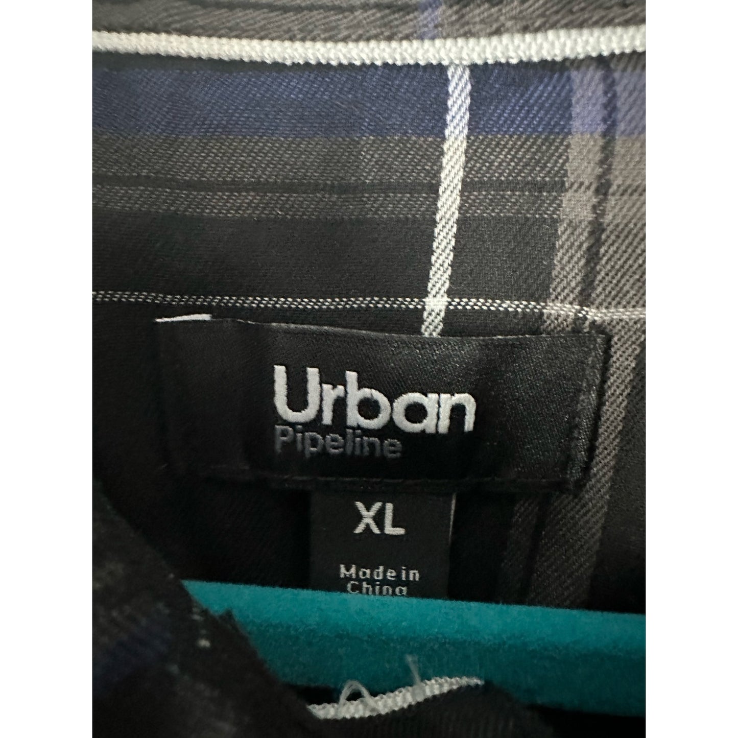 Men's Urban Pipeline™ Plaid Button-Down Shirt Size XL