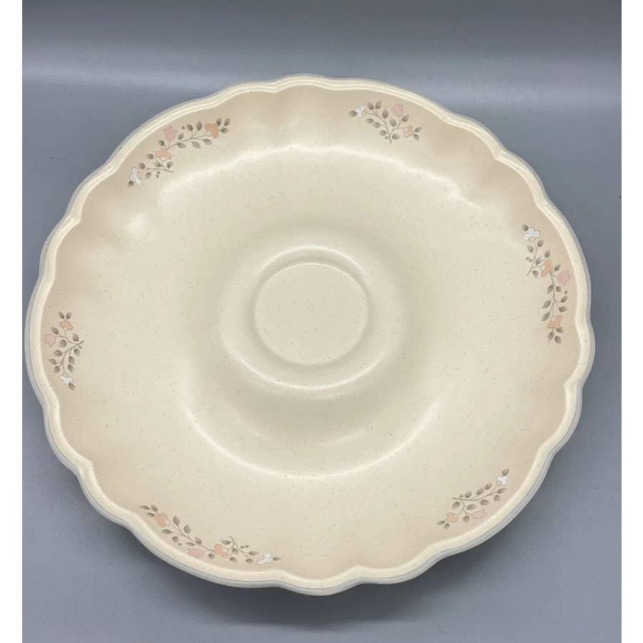 Vintage Pfaltzgraff~Remembrance~Chip/Vegetable Platter & Dip Bowl Set