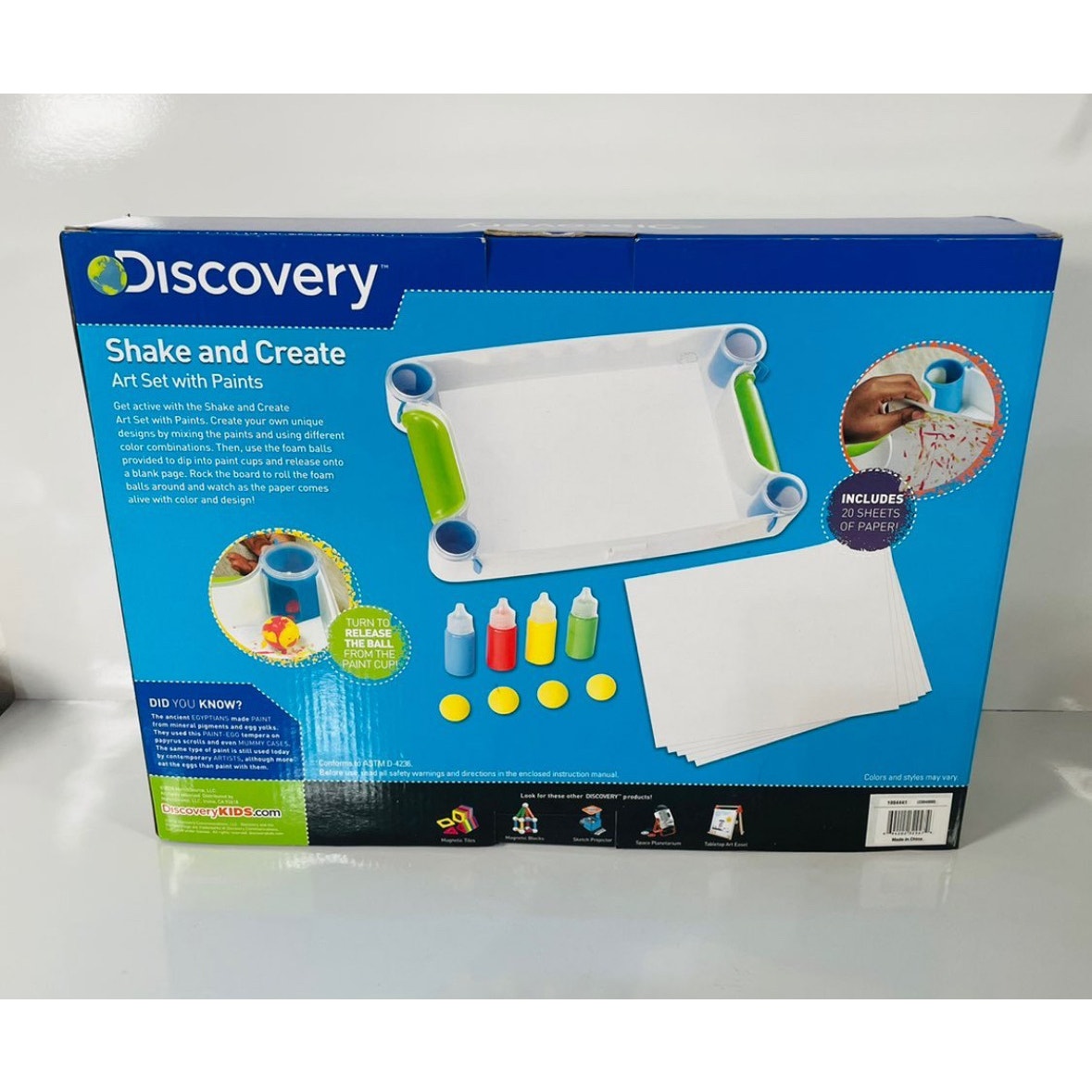 Discovery Kids Shake and Create Art Set