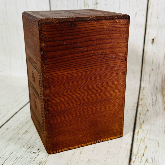 Wooden Cigar Box, El Producto Queens, Wooden Hinged Box