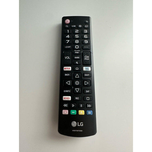 Used Original OEM LG Television AKB75675304 TV Remote Control