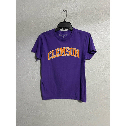 Clemson University Purple T Shirt Mens Size Small