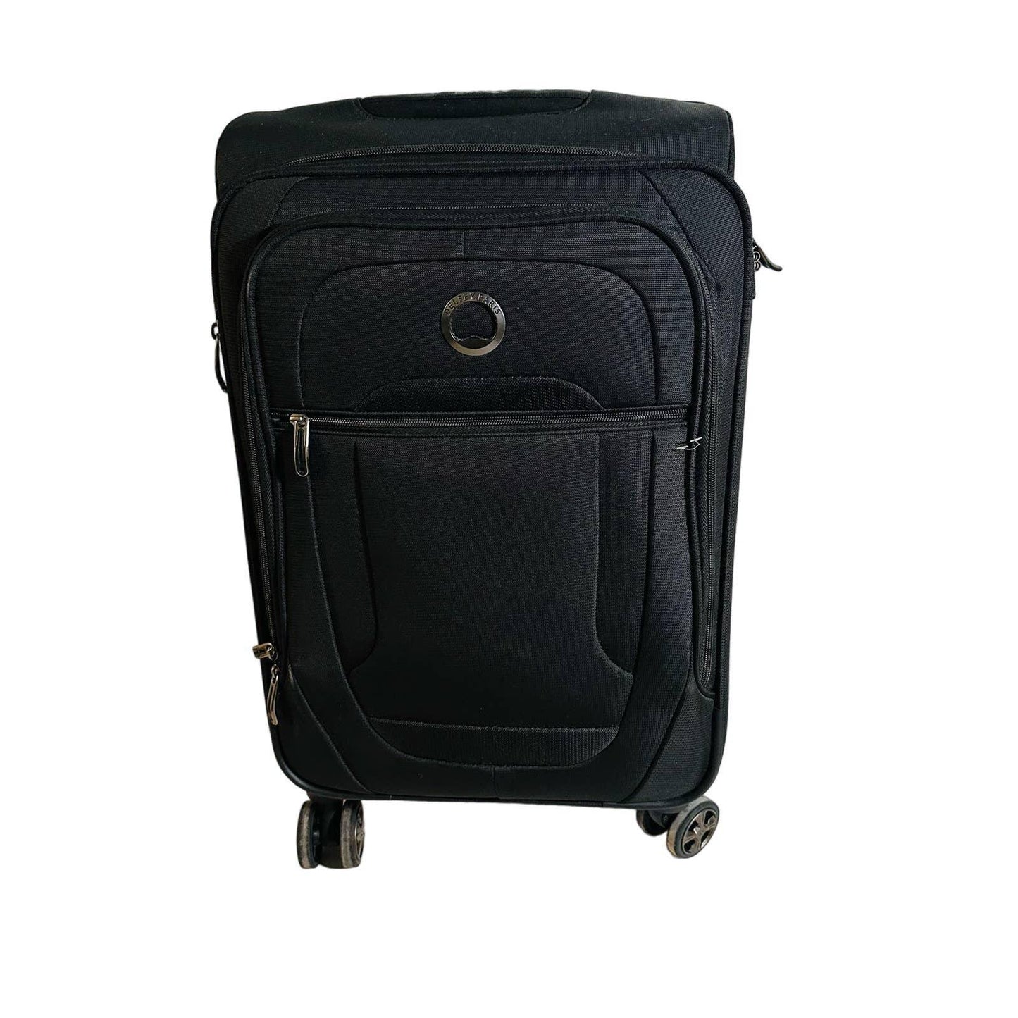 DELSEY Paris Helium DLX with Spinner Wheels, Black, Carry on 20 Inch