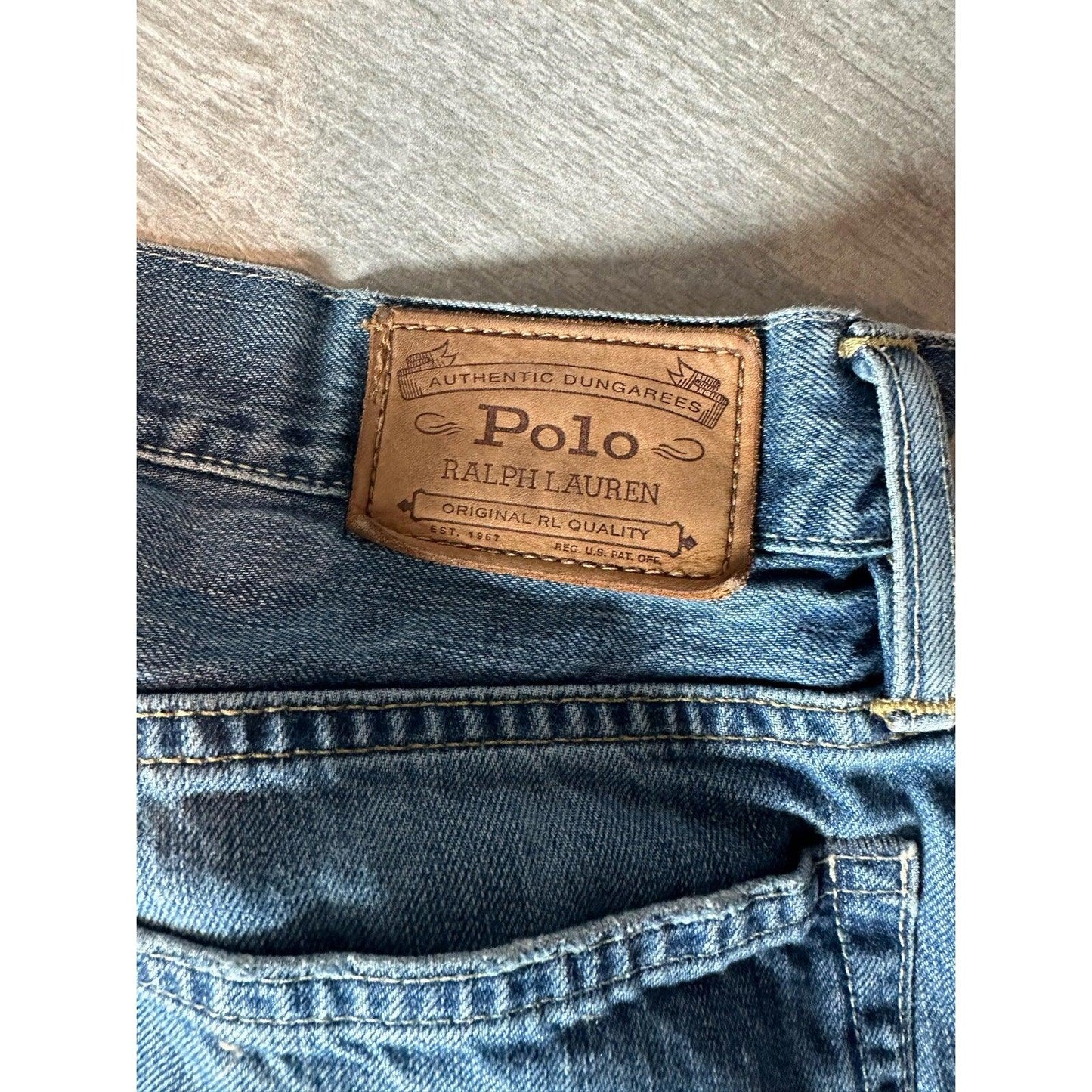 Men's Ralph Lauren Polo Denim Jeans Classic Fit 35x30