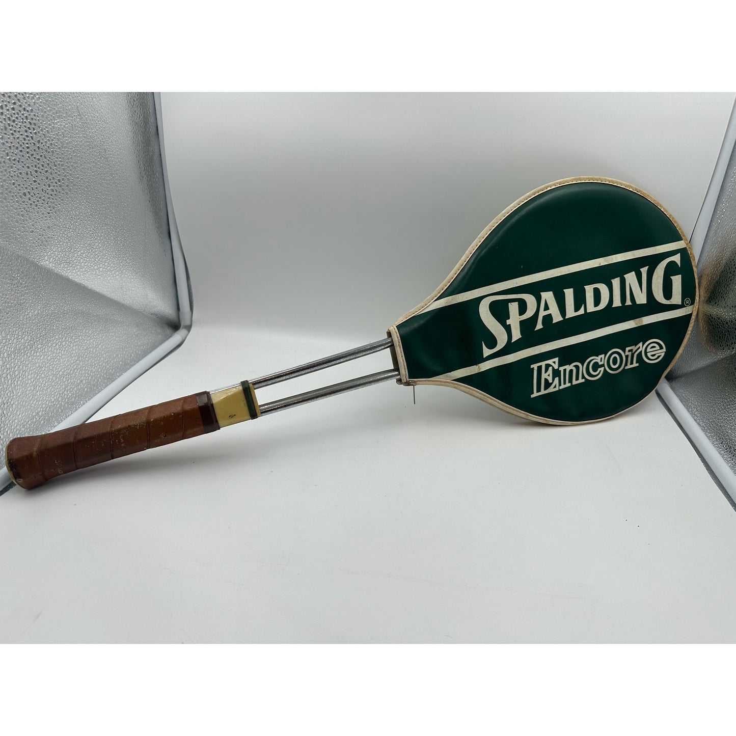 Vintage SPALDING Stinger steel tennis racquet, 4 3/8, cover, 1970’s,