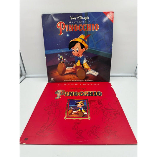 "Pinocchio and Making of a Masterpiece” Stereo Laserdisc LD - Walt Disney Masterpiece