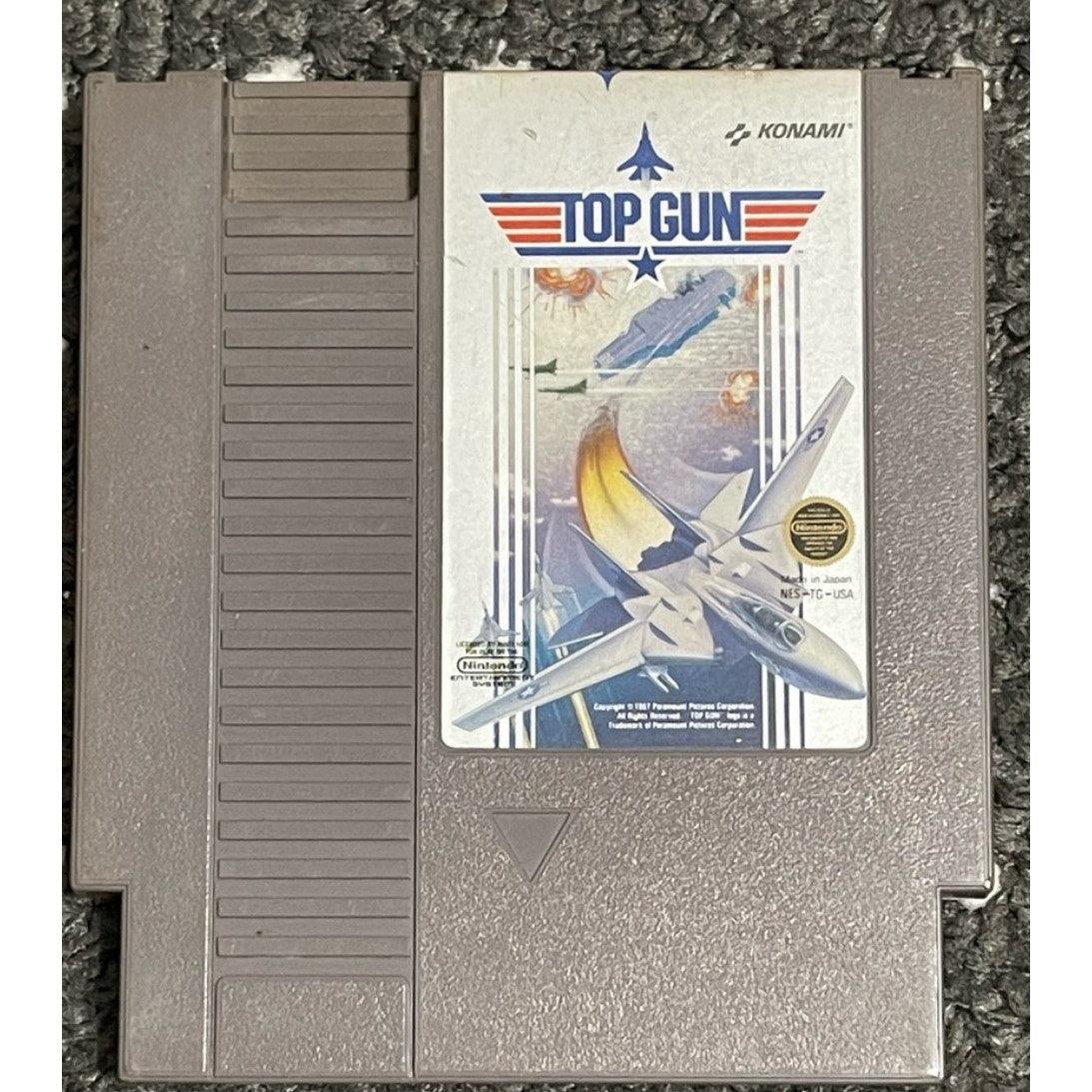 Vintage 1987 Top Gun Nintendo NES Video Game Cartridge