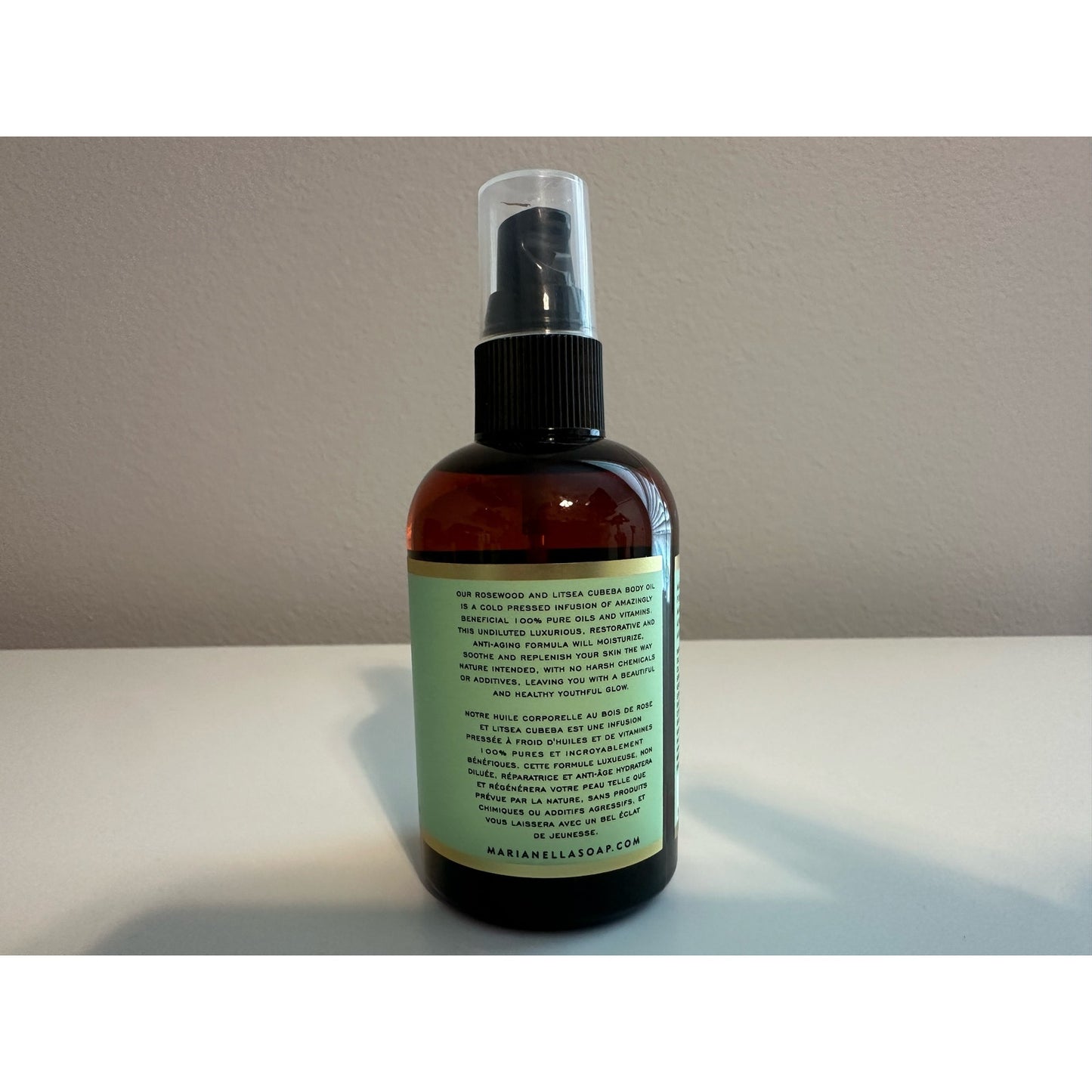 Jaboneria Marianella Rosewood & Cubeba Body Oil 4 oz $68 Retail