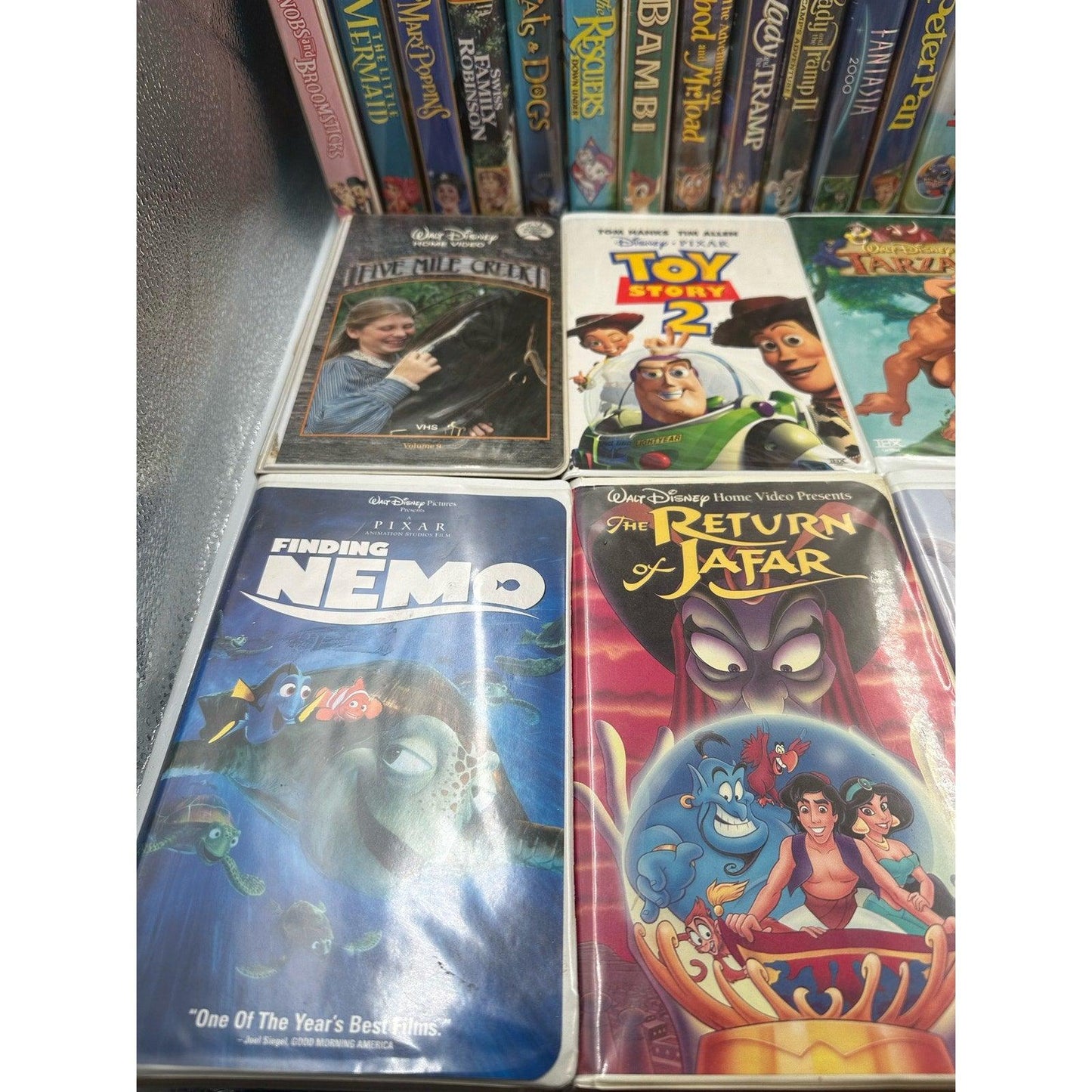 Lot of 30 Disney Clamshell VHS Tapes