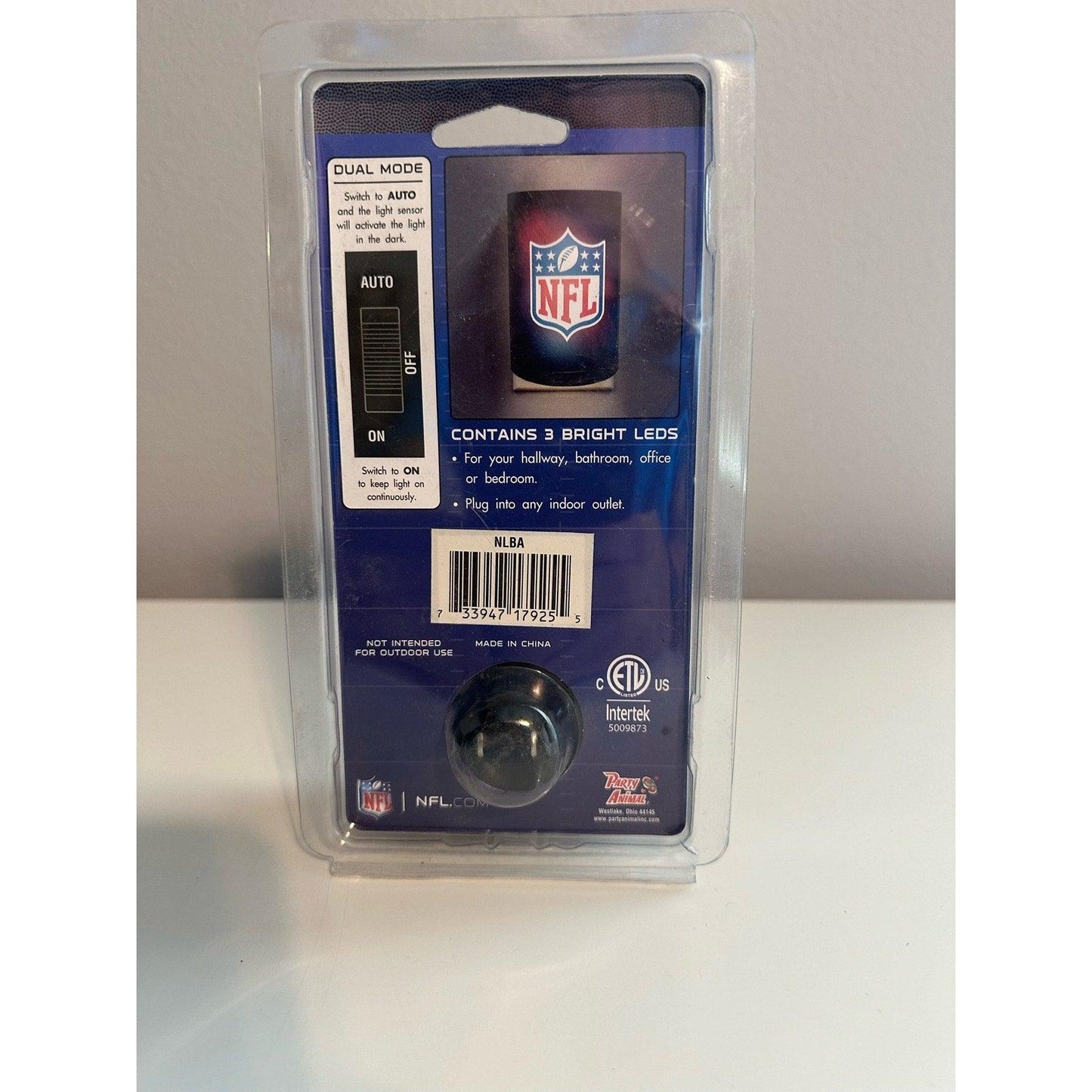 NFL Baltimore Ravens Night Light 5" X 3.5" LED Light Plug In