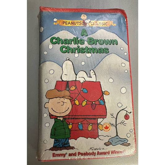 Sealed VHS Peanuts Classic A Charlie Brown Christmas VHS Tape New Clamshell Case