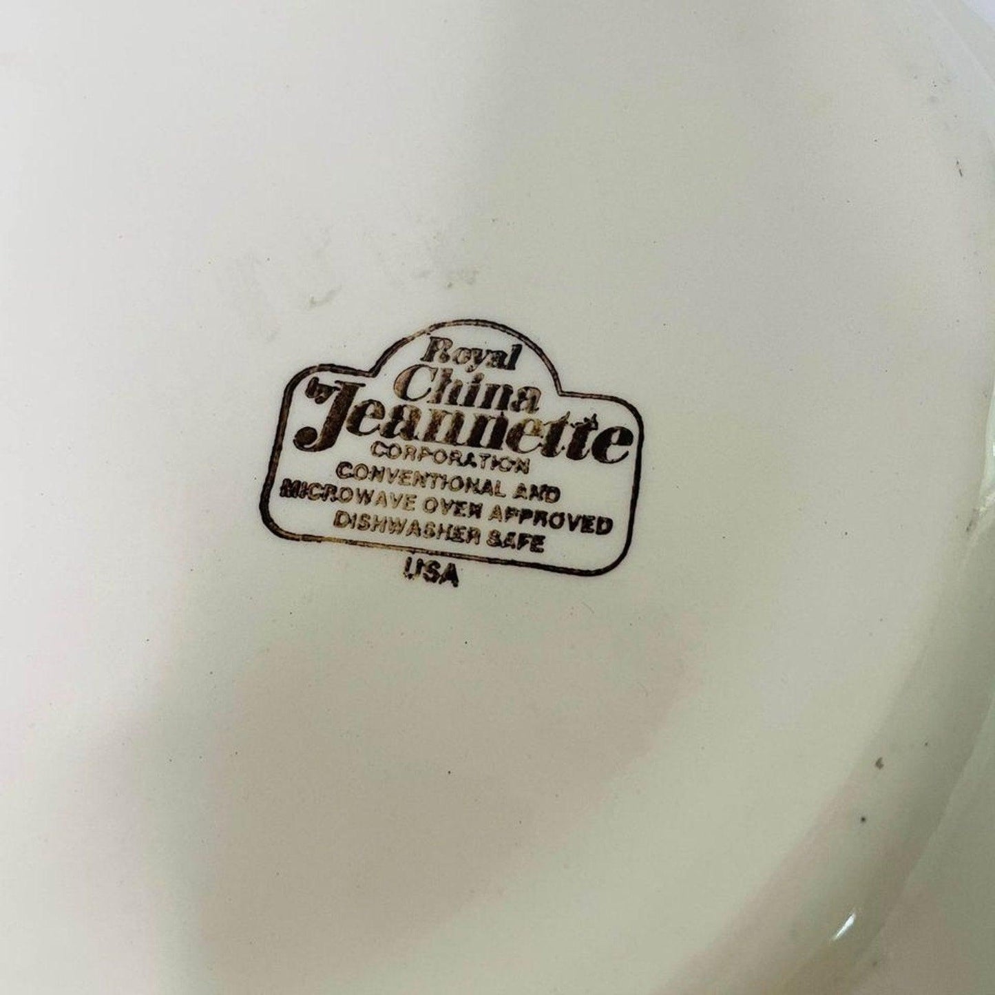 Vintage 11" Royal China Jeannette Ceramic Apple Pie Plate