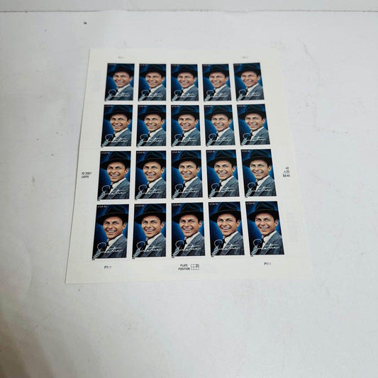 FRANK SINATRA STAMP SHEET -- USA #4265 42 CENT 2008